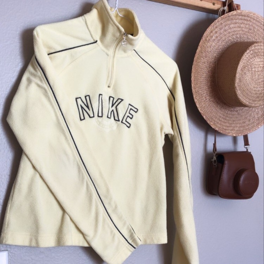Vintage Nike 3/4 Zip Up Fleece Jacket